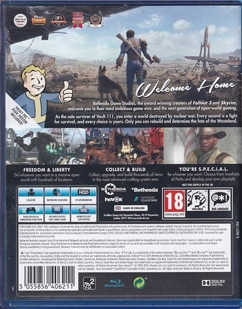 Fallout 4 - PS4 (B Grade) (Genbrug)